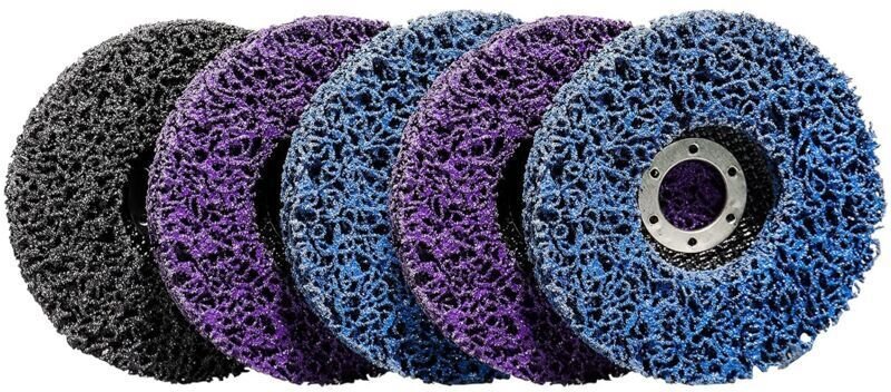 5 Disques de Nettoyage CSD 115 mm Pour Meuleuse d'angle En Nylon Pour éliminer la Rouille les Soudures Éliminer la Peint...