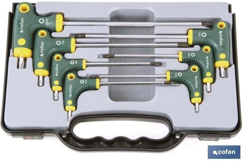 T-Schraubendreher-Set, 7-teilig, Torx