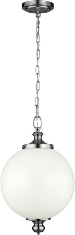 Parkman - 1 Light Large Globe Deckenanhänger aus poliertem Nickel, E27 - Elstead