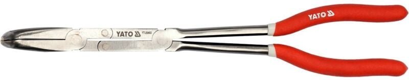 Yato - Spitzzange Extra Lang Flachrundzange Radiozange Telefonzange Gerade und Gebogen Form 45°/90° +330mm/90°