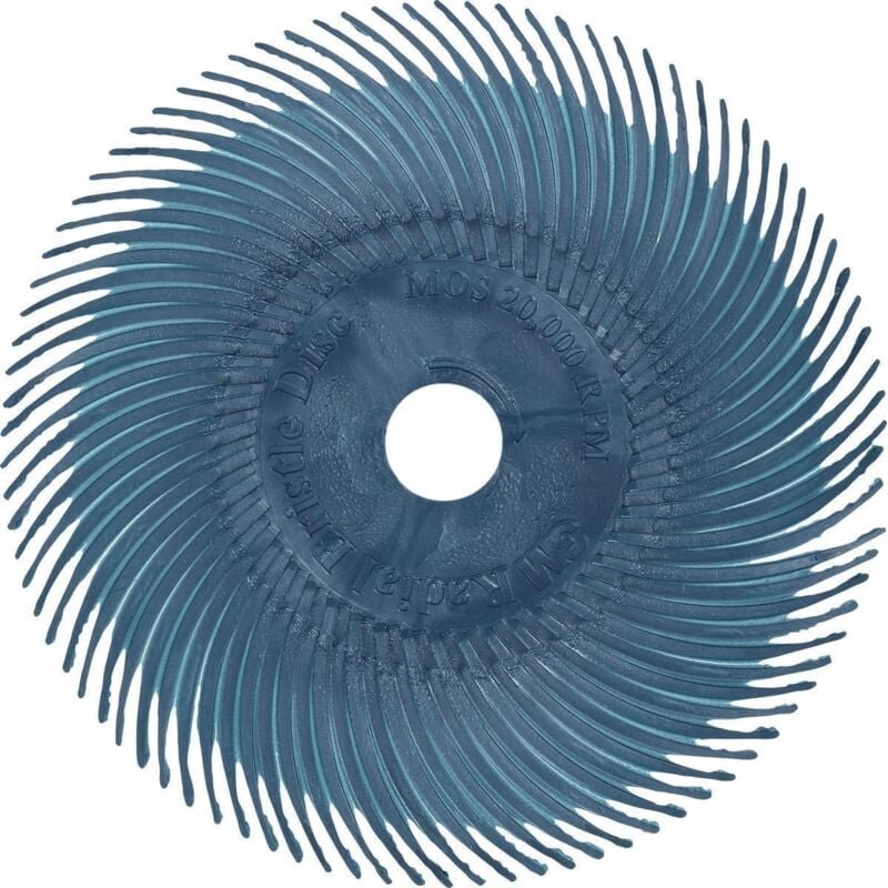 3M - Radialbürstenscheibe rb-zb Typ c ø 75 mm Körnung 400 blau 20000 min-¹