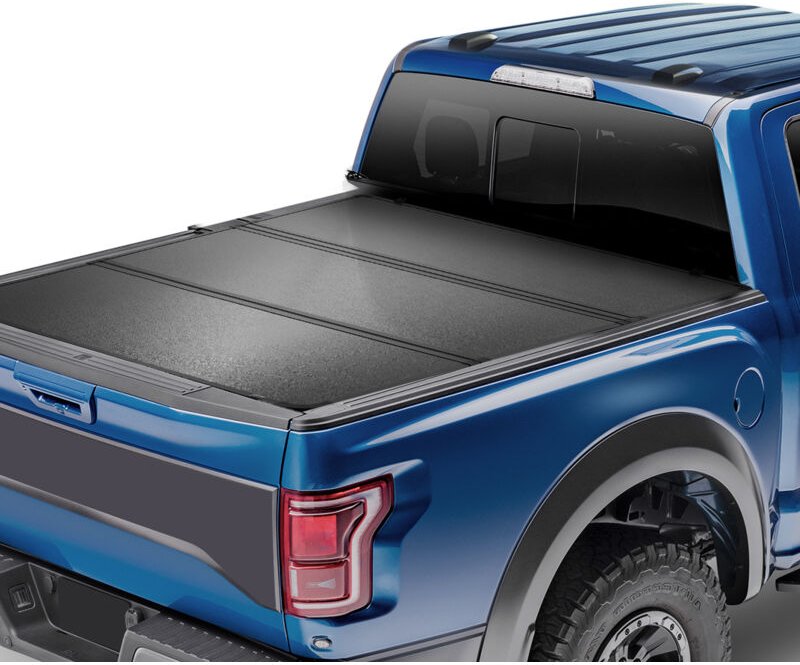 VEVOR Dreifach faltbare Ladeflächenabdeckung, Kompatibel mit 2015-2024 Ford F-150, Lightning, Styleside 5,5' (65,4") Lad...