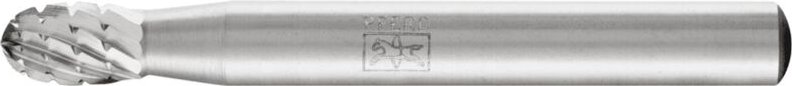 Hss Frässtift Tropfenform o ø 06x10mm Schaft-Ø 6 mm z 3 universal mittel fein Spanbrecher - Pferd