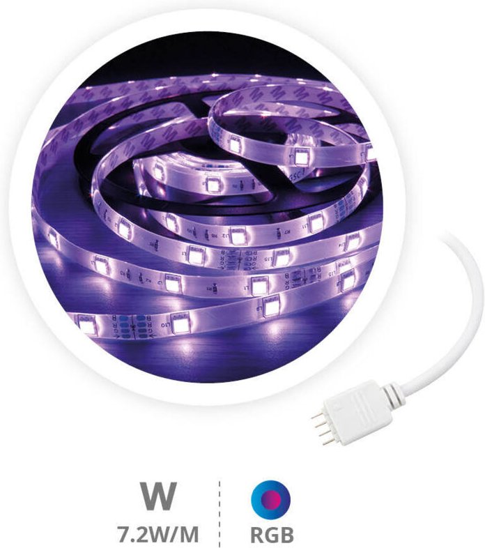 Rolle 5M LED-Streifen 7,2W/M rgb 24V
