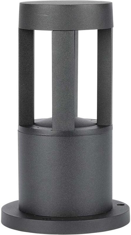 Led Gartenlampe Bodenleuchte 10W cob led Schwarz Farbe h:25cm Kaltweiß IP65 - V-tac