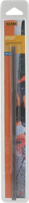 Set mit 2 Feilen zum Schärfen von 1/4 und 3/8 Lo Pro-Ketten - Ø: 4,0 mm Centrale Brico