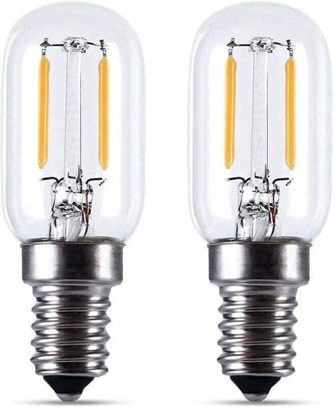 2W LED-Kühlschranklampe, T22, 200LM, entspricht einer 15W Glühbirne, warmweiß 2700K, 230V, Kühlschrank/Salzlampe/mit kle...