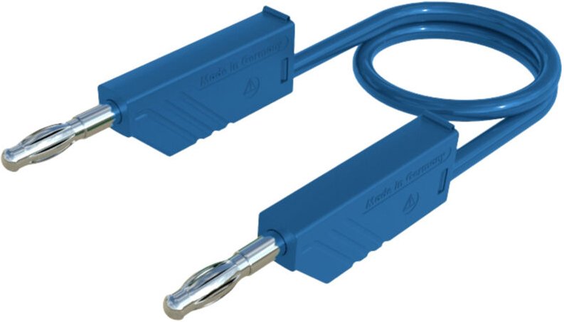 Sks Hirschmann - co mln 200/1 Messleitung Lamellenstecker 4 mm Lamellenstecker 4 mm 2.00 m Blau 1 St.