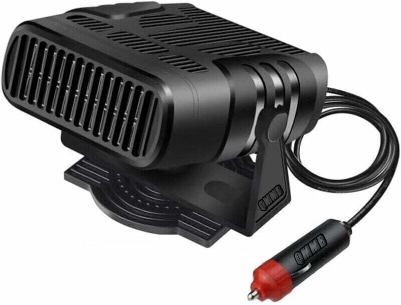 Tragbare Autoheizung, 12 V, 120 W, schnelles Aufheizen, Auto-Defogger, Plug-in-Zigarettenanzünder-Defroster, 360-Grad-Dr...