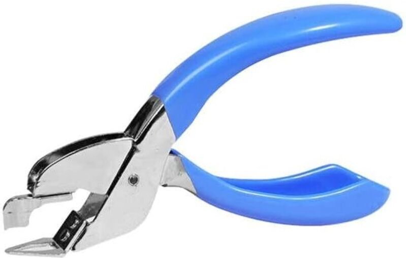 Klammerentferner, Klammerzieher, Klammerentferner mit Gummigriffen, Tischklammern-Werkzeug zum einfachen Entfernen von K...