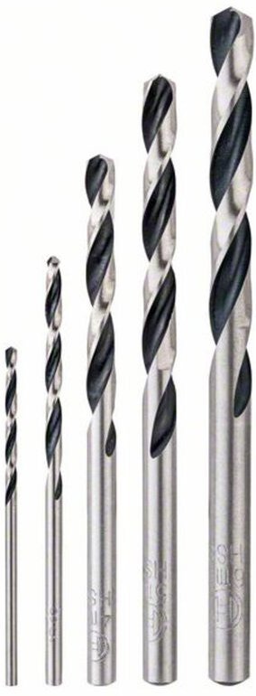 Bosch - Accessories 2608577345 Metall-Spiralbohrer-Set 3 mm, 4 mm, 5 mm, 6 mm, 2 mm 1 Set