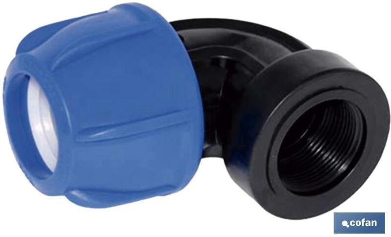 Winkel 90° Innengewinde Pp Pn16 32 x 1