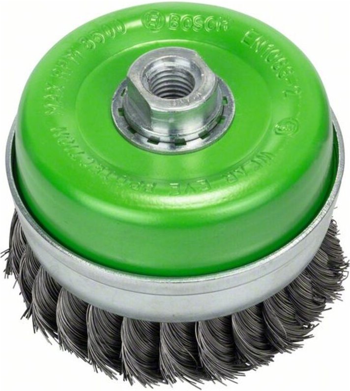 Pro Stainless Steel heavy Topfbürste, 100 x 0,35 mm, Gewinde - Bosch