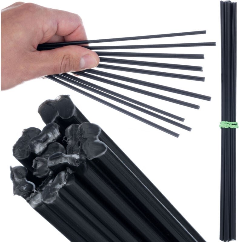 Bindemittel zum Schweißen von Kunststoff PP Schwarz 10 Stück 20 cm