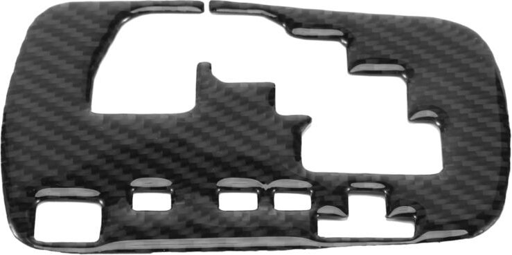 Tlily - Für 2015-2021 Carbon Fiber Auto Getriebe Shift Panel Abdeckung Trim Innen
