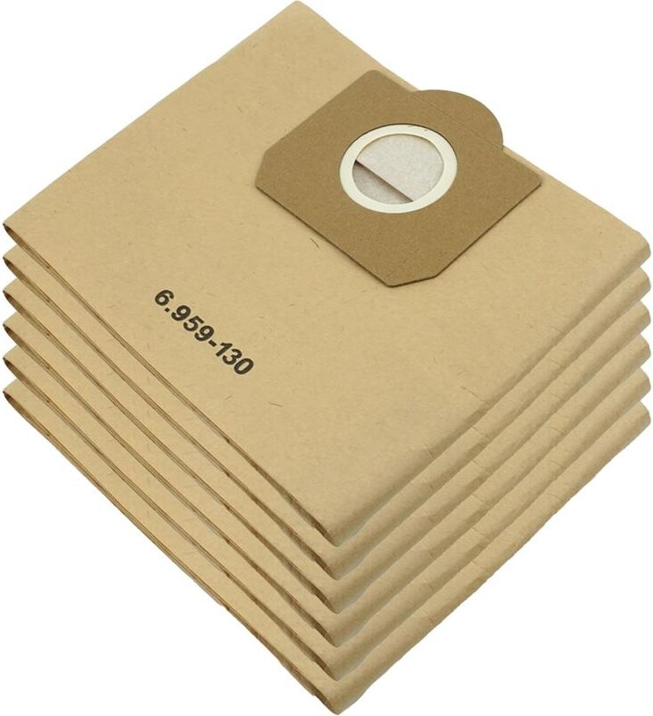 WD3 Staubsaugerbeutel kompatibel mit Kärcher 6.959-130.0, Papierfilterbeutel 1629 MV3 A2201/2204/2504/2554/2251/2604, St...