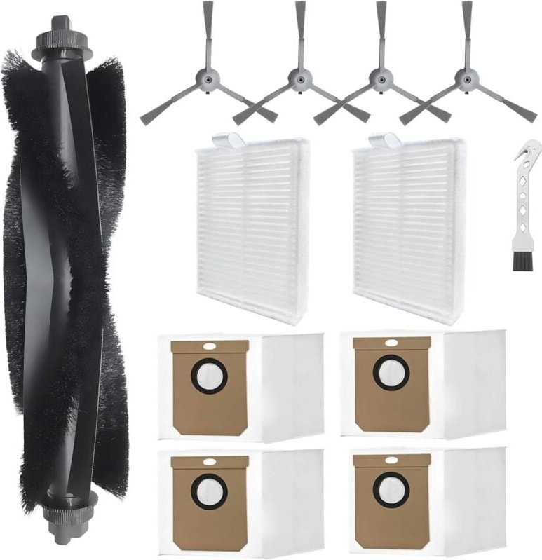 Thumbnail - Passende Ersatzteile für Eufy Clean L60, L60 Ses, L50, L50 Ses Zubehör, 1 Walzenbürsten, 4 Staubbeutel, 2 Filter, 4 Seit...