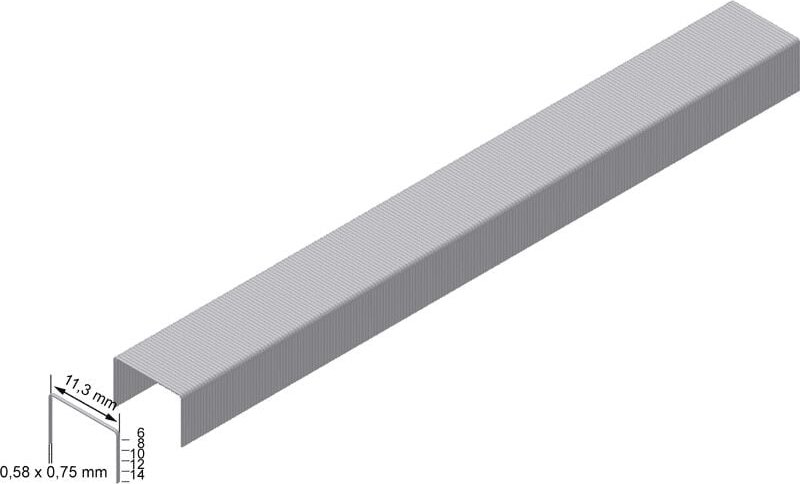 Prebena Heftklammern VX12CNK P = 3000 Stck.