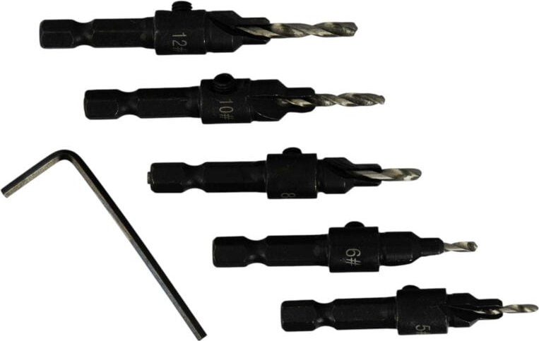 5-teiliges Confirmat-Bohrerset KD10796