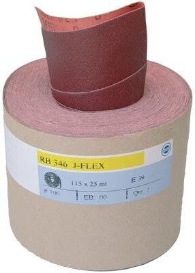 Hermes Abrasifs - Rolle Schleifleinen hermes Rb 346 J-flex - Korn 220 - 115x25m - 6155573
