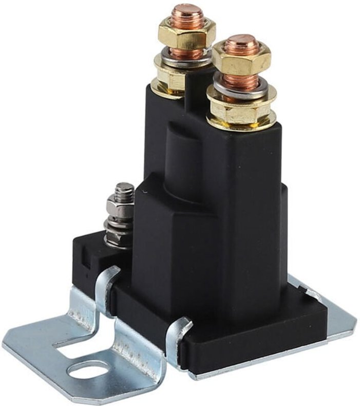 Automatisches Relais, 12 V DC, 500 A, schwarz, normalerweise offen, Panelmontage, Klemme