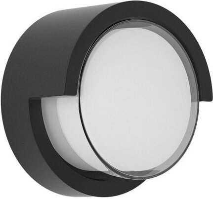 Fabrilamp - Wandleuchte außen 12w 3000k bejel schwarz ip65 17x17x10,2 cm 600lm