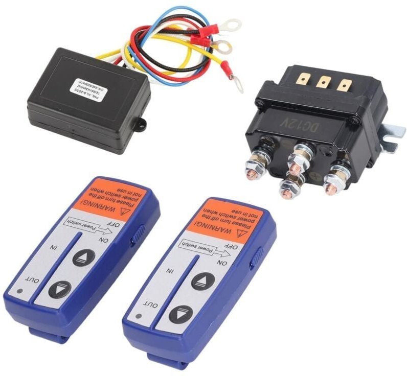 12 V 250 A Industrie-Seilwindenrelais, Fernbedienungsrelais, Schützschalter für ATV UTV 2000 bis 5000 lbs Seilwinde mit ...