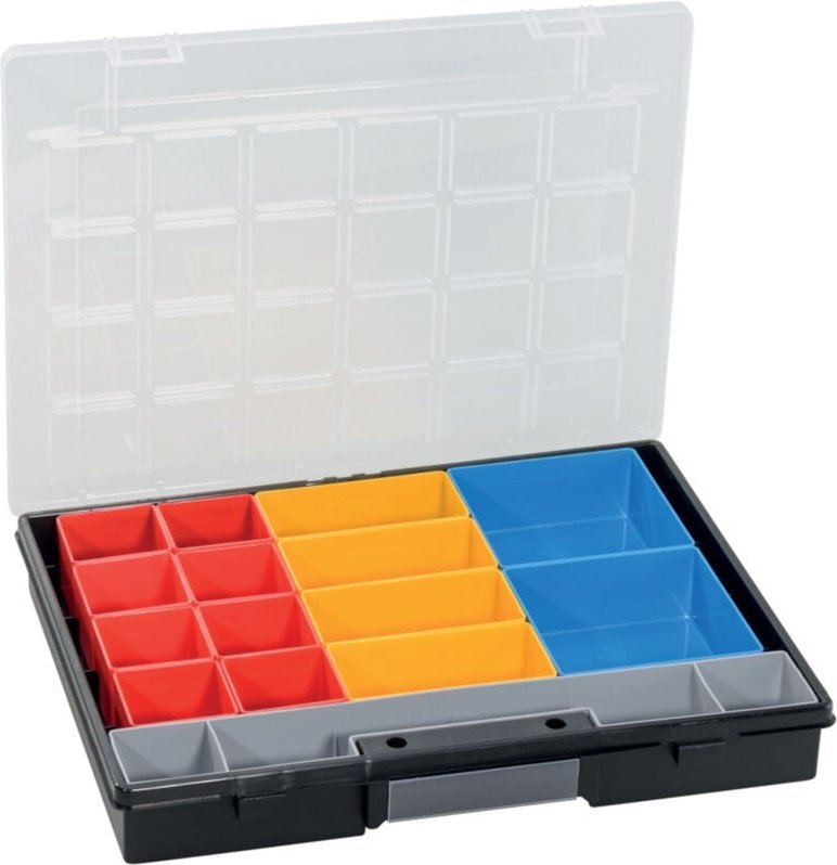 Thumbnail - EuroPlus Flex 37-17, schwarz Sortimentskoffer (l x b x h) 370 x 295 x 55 mm Anzahl Fächer: 17 - Allit