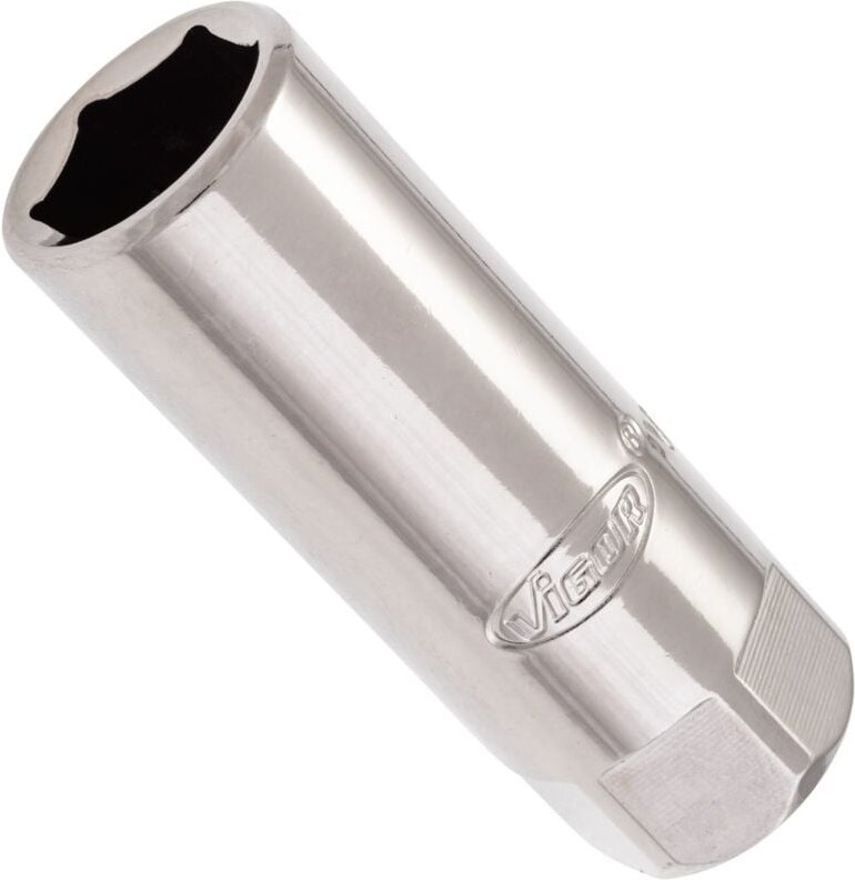 Zündkerzen-Einsatz ∙ V2578N ∙ 1/2 Zoll (12,5 mm) Vierkant hohl ∙ Außen Sechskant Profil ∙ sw 16 mm