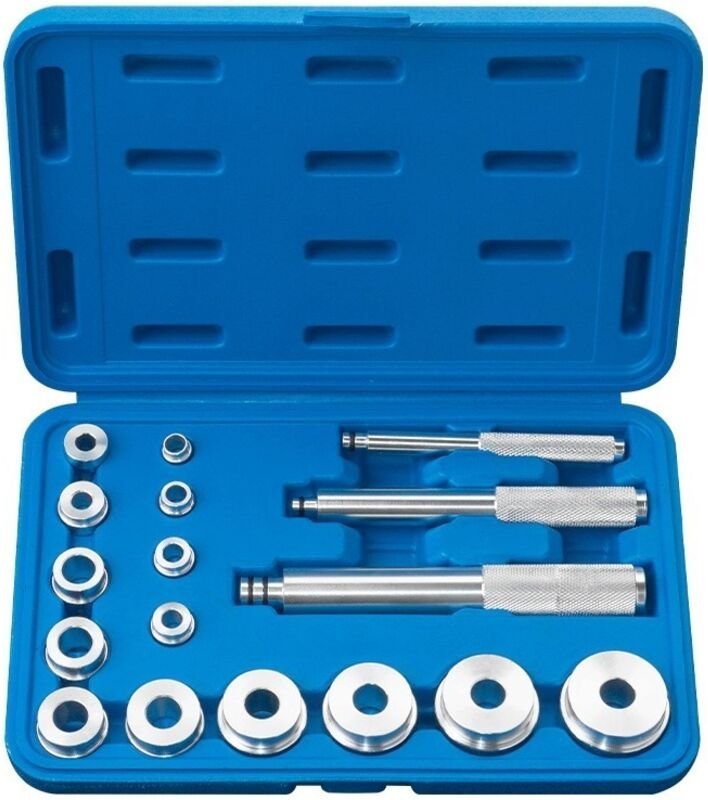 17-teiliger Aluminium-Radlager-Werkzeugsatz, Lagerpresselement-Abzieher für Montage und Überholung - Sollbry