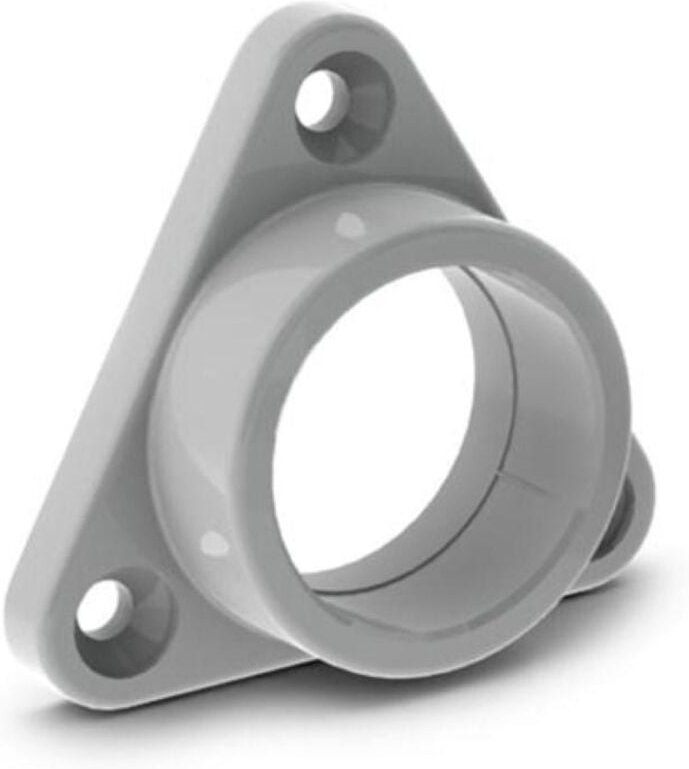 Velleman - montagebügel für das led-aluminiumprofil 'alu-round' - abs - für schrank - grau