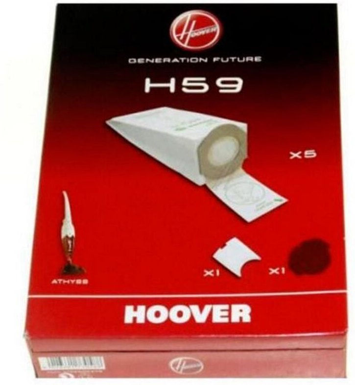 Ersatzteil - 5er Pack Staubsaugerbeutel + 1 Filter H59 athyss - Hoover