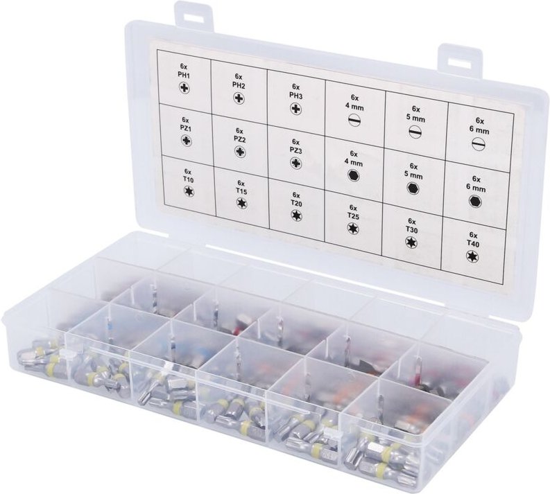 KS Tools TORSIONpower Bit-Sortiment, 108-tlg