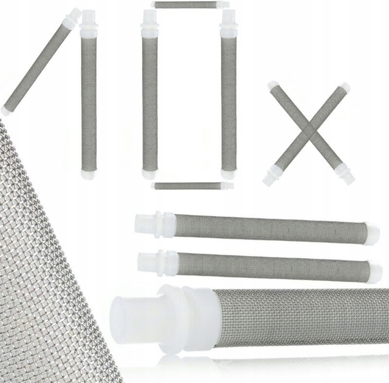 Rosfix 10x Filter – Weißer 60-Mesh-Fingerfilter 96,8mm x 9mm Für Spritzpistolen und Farbaggregat Universeller Lackierfil...