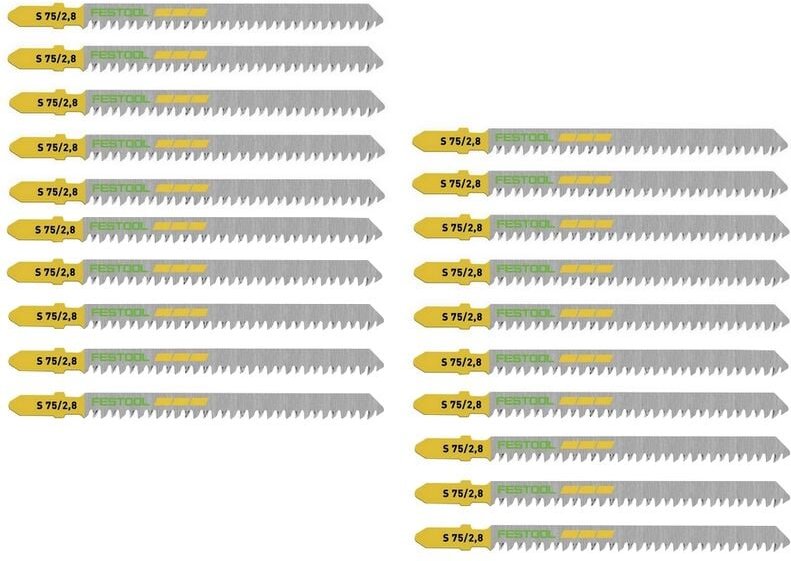 Stichsägeblatt s 75/2,8/20 wood straight cut - Festool