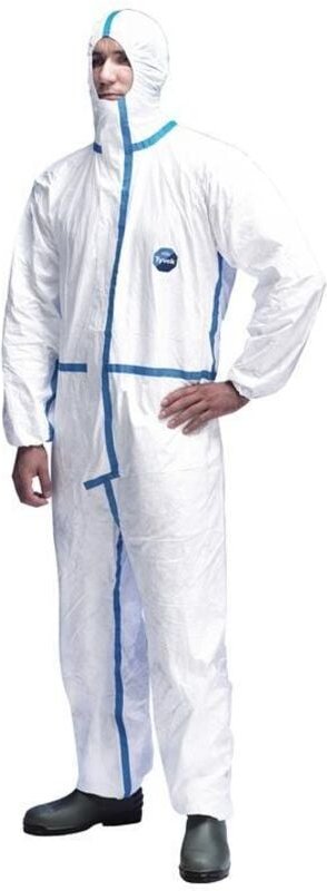Schutzoverall Typ 4/5/6 Tyvek 600 Plus, weiß, Unisex-Größe: xl - Dupont