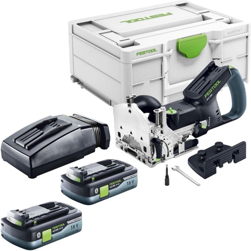 Festool DFC 500 E-Basic Akku Dübelfräse DOMINO 18 V 4 - 10 mm + 2x Akku 4,0 Ah + Ladegerät + Systainer
