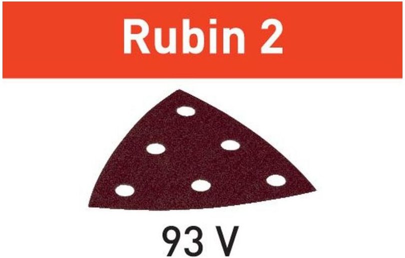 Schleifblatt stf V93/6 P150 RU2/50 Rubin 2 – 499166 - Festool