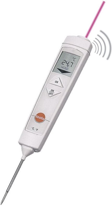 Testo - 826-T4 Infrarot-Thermometer Optik 6:1 -30 - +300 °c Kontaktmessung