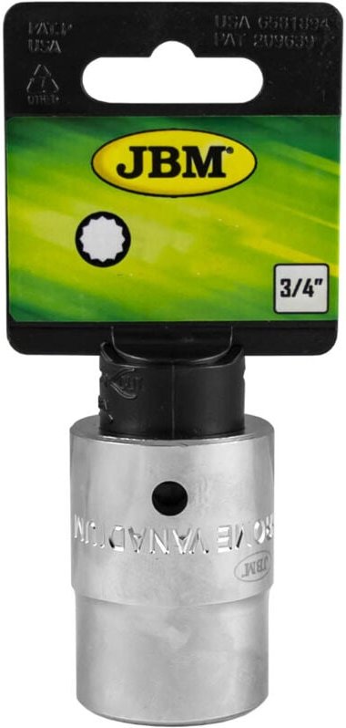 JBM - 3/4' kurzer Steckschlüssel mit 12 Kanten à 32mm. 10357