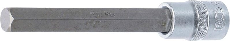 Bgs Technic - Bit-Einsatz Länge 140 mm Antrieb Innenvierkant 12,5 mm (1/2') Innensechskant 14 mm