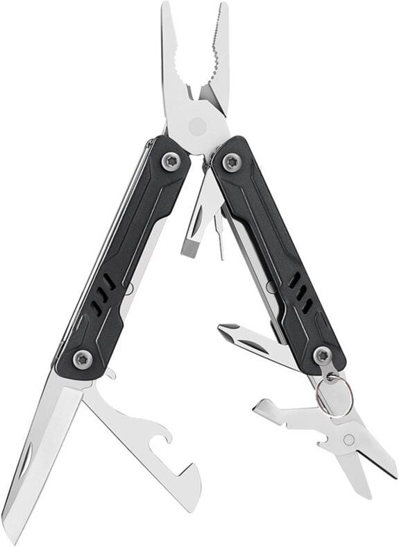 Tlily - Mini-Matrosenzange, multifunktionale Klappschere, Schraubendreher, tragbare Mehrzweck-Outdoor-Werkzeuge