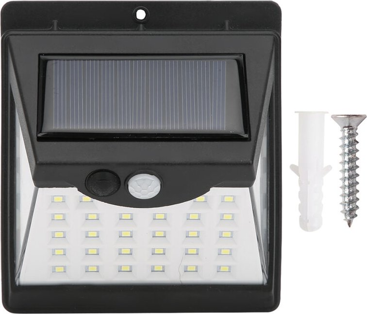 40-LED-Wandleuchte, Solar-Sensor-Wandleuchte, intelligente, wasserdichte Solarleuchte für Garten und Eingangstür 【Weihna...