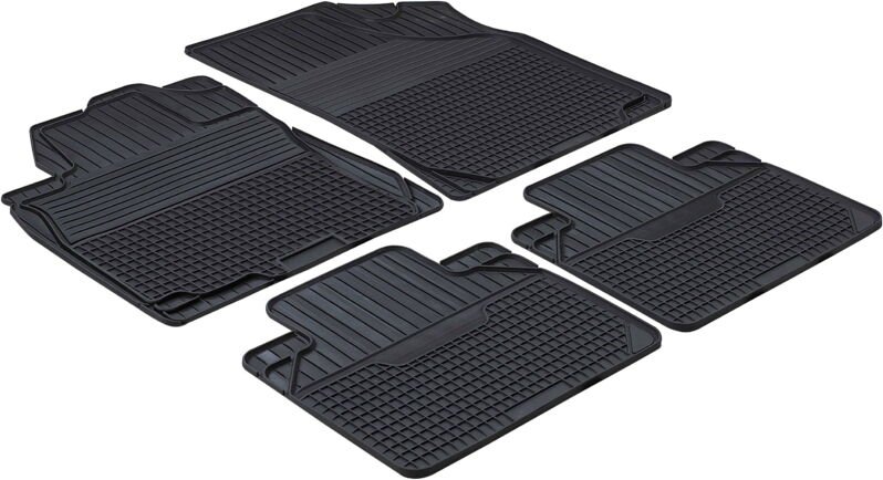 Auto-Gummimatte Easyfit, Fußmatten-Set 4-teilig Größe 2