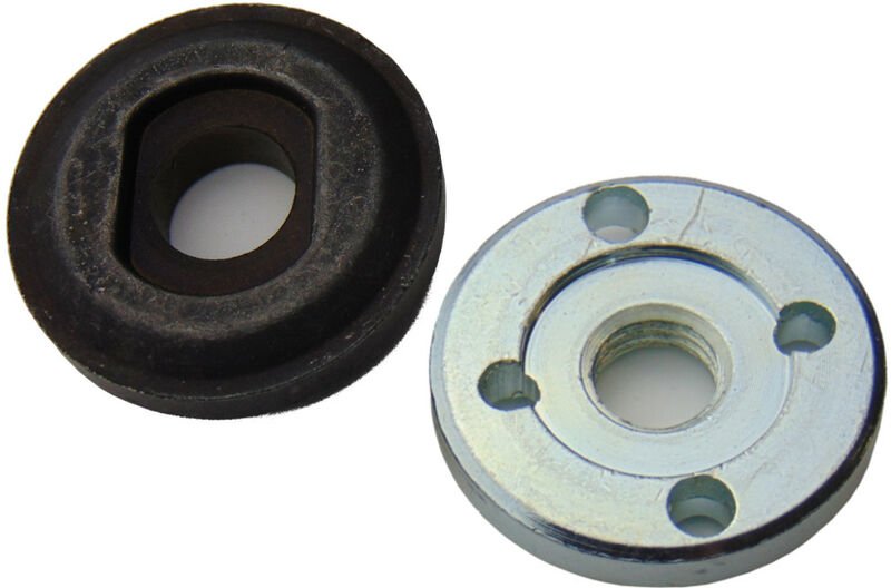 Trade-shop - Set 22mm Flansch Aufnahme + Stirnlochschraube M14 Gewinde für Bosch gws 20-180 gws 20-230 gws 115 125 180 2...