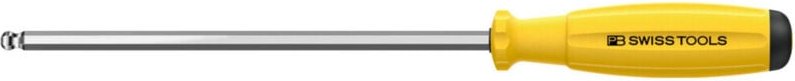 Pb Swiss Tools - Sechskant-Kugelkopfschraubendreher, mit 2K-SwissGrip-Heft, esd, 2,5 mm Sechskant