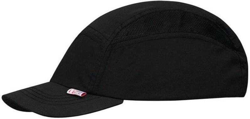 Voss Anstoßkappe-Cap modern style 52-63cm schwarz Mikrofaser en 812:1997