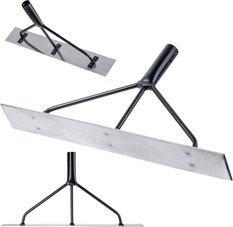 Bandschaber 625x90mm für manuelles Verteilen von Betonestrichen - Kadax