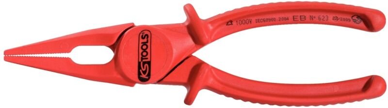 Ks Tools Kunststoff-Flachzange mit Schutzisolierung, 200 mm