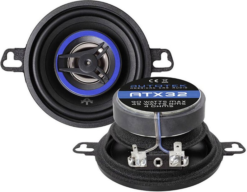 Autotek - atx 32 2-Wege Einbau-Lautsprecher 90 w Inhalt: 1 St.